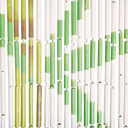 vidaXL Insect Door Curtain Bamboo 90x200cm Elegant Quiet Mosquitoes Fly Screen - Additional view 2