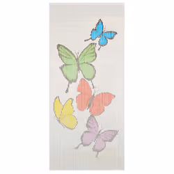 vidaXL Insect Door Curtain Bamboo 90x200cm Elegant Quiet Mosquitoes Fly Screen