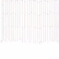 vidaXL Insect Door Curtain Bamboo 90x200cm Elegant Quiet Mosquitoes Fly Screen - Additional view 4