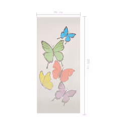vidaXL Insect Door Curtain Bamboo 90x200cm Elegant Quiet Mosquitoes Fly Screen - Additional view 5