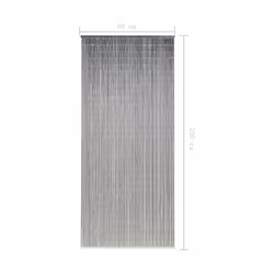vidaXL Insect Door Curtain Bamboo 90x200cm Elegant Quiet Mosquitoes Fly Screen - Additional view 5
