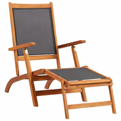 VidaXL 45958, Terrace, Padded seat, Acacia wood, Textile, 575 mm, 1410 mm, 920 mm