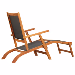 VidaXL 45958 outdoor chair Terrace Padded seat Acacia wood, Textile - Additional view 4
