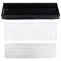 vidaXL Portable Camping BBQ Grill Steel Foldable Charcoal Table Top Grills - Additional view 5