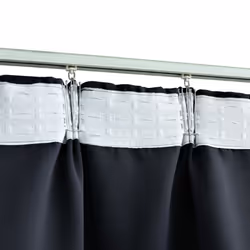 vidaXL 2x Blackout Curtains with Hooks Anthracite 140x175cm Drapery Blind