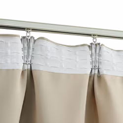 vidaXL 2x Blackout Curtains with Hooks Beige 175cm Blind Drape Window Covering