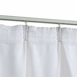 vidaXL 2x Blackout Curtains with Hooks Off White 140x225cm Drapery Blinds - Additional view 3