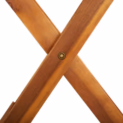 vidaXL Solid Acacia Wood Folding Garden Bistro Dining Outdoor Wooden Table - Additional view 7