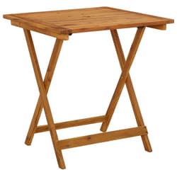 vidaXL Solid Acacia Wood Folding Garden Bistro Dining Outdoor Wooden Table