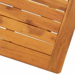 vidaXL Solid Acacia Wood Folding Garden Bistro Dining Outdoor Wooden Table - Additional view 5