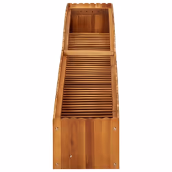 vidaXL Solid Acacia Wood Garden Raised Bed Outdoor Flower Herb Pot Container