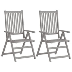 VidaXL 45938 outdoor chair Terrace Acacia wood Grey
