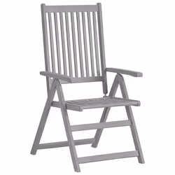 VidaXL 45938 outdoor chair Terrace Acacia wood Grey