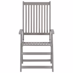 VidaXL 45938 outdoor chair Terrace Acacia wood Grey