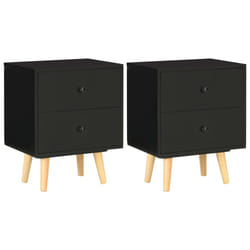VidaXL 285225 nightstand/bedside table Black