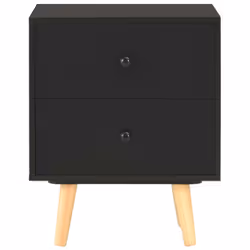 VidaXL 285225 nightstand/bedside table Black - Additional view 4