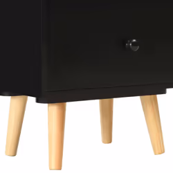 VidaXL 285225 nightstand/bedside table Black - Additional view 7