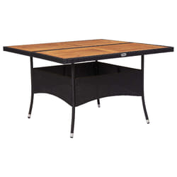 VidaXL 46187 outdoor table Black, Wood