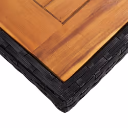 VidaXL 46187 outdoor table Black, Wood - Additional view 4