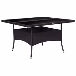 VidaXL 46189, Black, 1200 mm, 1200 mm, 750 mm