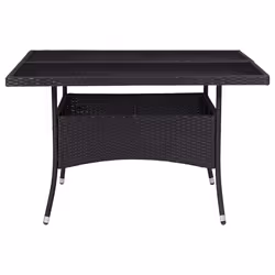 VidaXL 46189 outdoor table Black