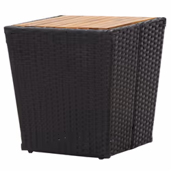 VidaXL 46197 outdoor table Black, Natural