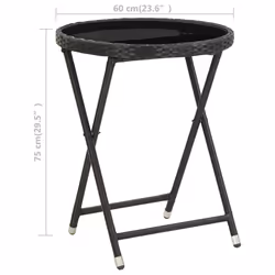VidaXL 46203 outdoor table Black - Additional view 6