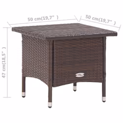 VidaXL 46251 outdoor table Brown - Additional view 5