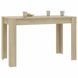 vidaXL Dining Table Sonoma Oak Engineered Wood Home Dinner Dining Room Table