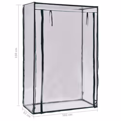 vidaXL Tomato Greenhouse Outdoor Garden Backyard Hobby Walk-in Warm House - Additional view 5