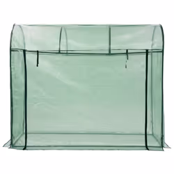 vidaXL Greenhouse with Zippered Door Outdoor Garden Hobby Walk-in Warm House - Additional view 4