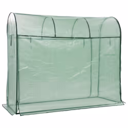 vidaXL Greenhouse with Zippered Door Outdoor Garden Hobby Walk-in Warm House - Additional view 6