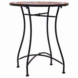 VidaXL 46713 outdoor table Black, Cream