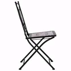 VidaXL 46716 outdoor chair Terrace Ceramic, Iron Grey - Additional view 6
