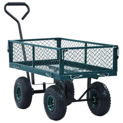 vidaXL Garden Hand Trolley Green 250kg Outdoor Beach Transport Sack Truck Cart