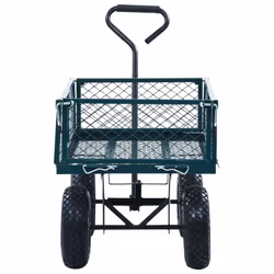 vidaXL Garden Hand Trolley Green 250kg Outdoor Beach Transport Sack Truck Cart - Additional view 5