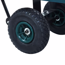 vidaXL Garden Hand Trolley Green 250kg Outdoor Beach Transport Sack Truck Cart - Additional view 8