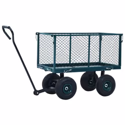 vidaXL Garden Hand Trolley Green 350kg Outdoor Beach Transport Sack Truck Cart - Additional view 4