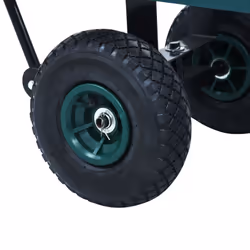 vidaXL Garden Hand Trolley Green 350kg Outdoor Beach Transport Sack Truck Cart - Additional view 7