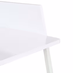 vidaXL Computer Desk with Elevated Back White Corner Desk Home Office Study - Additional view 5