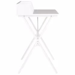 vidaXL Computer Desk X-Shape Cross Legs White Office Home Table Corner Desk - Additional view 2