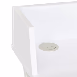 vidaXL Computer Desk X-Shape Cross Legs White Office Home Table Corner Desk - Additional view 5