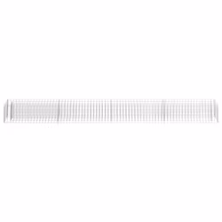 vidaXL Gabion Raised Bed Galvanised Steel 360x30cm Garden Gabion Basket Pot