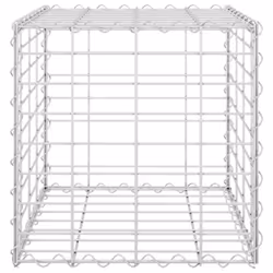 vidaXL Cube Gabion Raised Bed Steel Wire 40cm Outdoor Pot Garden Raised Bed