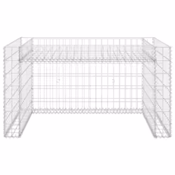 vidaXL Lawn Mower Garage with Raised Bed 110x80x60cm Steel Wire Garden Planter - Additional view 2
