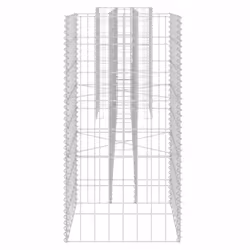 vidaXL H-Shaped Gabion Planter Steel Wire 260x40x80cm Gardening Pot Planter - Additional view 2