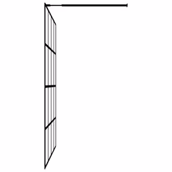 vidaXL Walk-in Shower Screen Transparent Clear Tempered Glass Multi Sizes - 80 x 195 cm