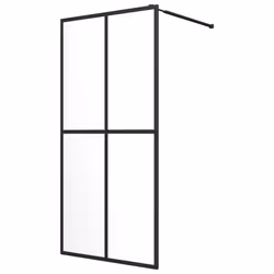 vidaXL Walk-in Shower Wall with ESG Glass Bathroom Screen Shower Partition - transparent, 80 x 195 cm