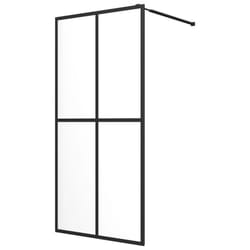 vidaXL Walk-in Shower Wall with ESG Glass Bathroom Screen Shower Partition - transparent, 80 x 195 cm