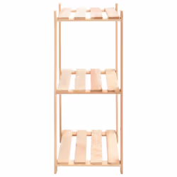 vidaXL Solid Pinewood 3-Tier Storage Rack 60x38x90cm 150kg Organiser Unit - Additional view 4